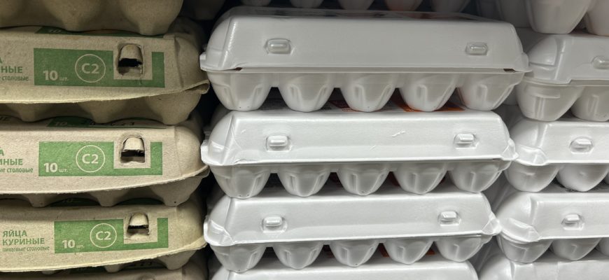 В Самарской области отмечается снижение цен на куриные яйца