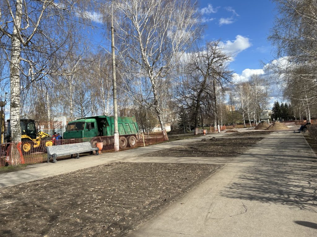 В Тольятти отремонтируют тротуар вдоль парка Центрального района