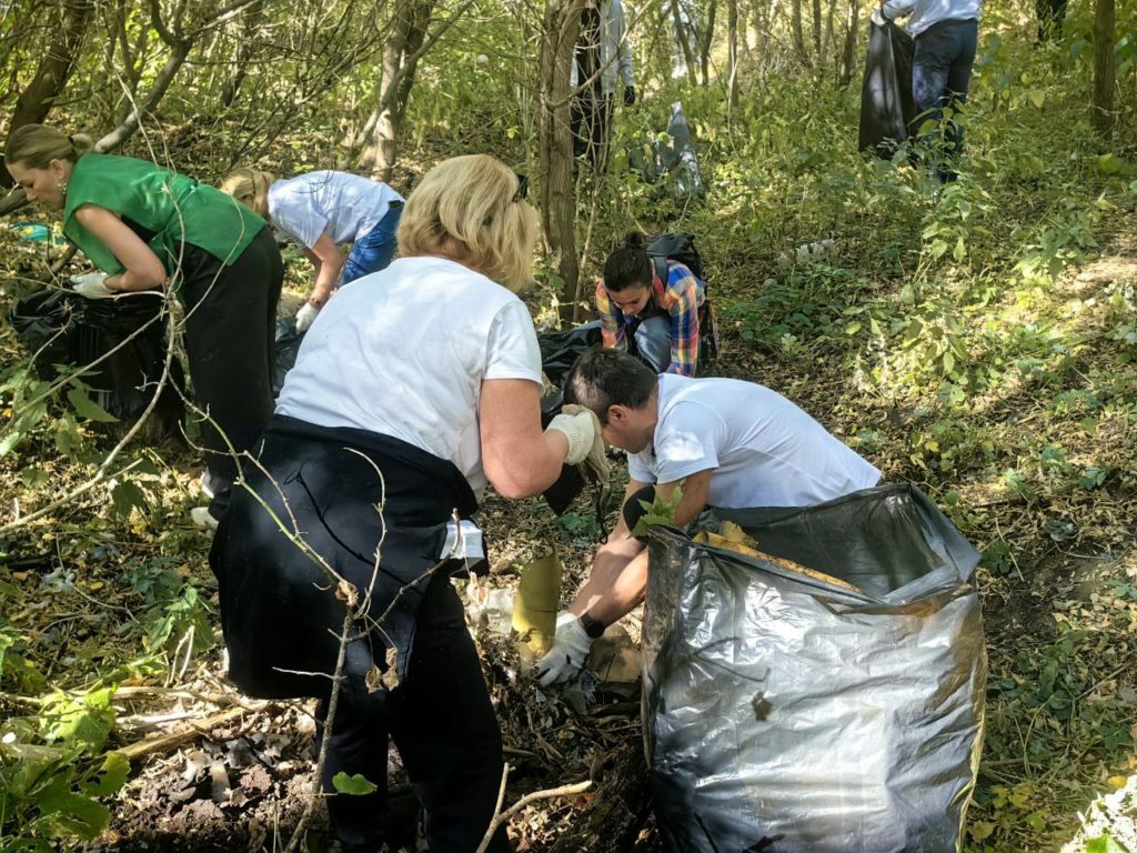 «Русское Географическое общество» организовало расчистку туристической тропы «Путь реки»