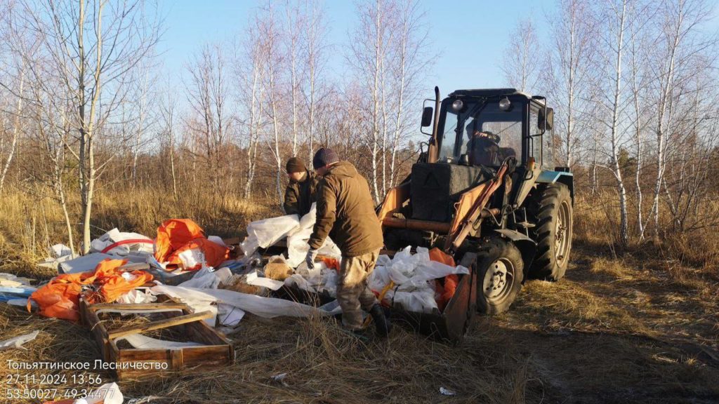 В Тольятти ликвидировали несанкционированную свалку
