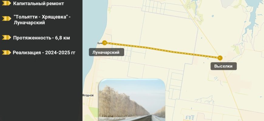 В 2024 году в Ставропольском районе капитально отремонтируют две региональные трассы