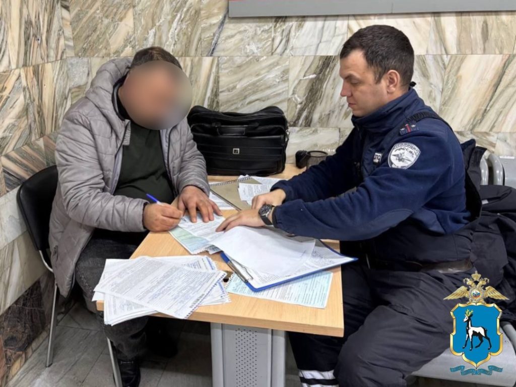В Тольятти сотрудники ГИБДД привлекли к ответственности злостного неплательщика штрафов