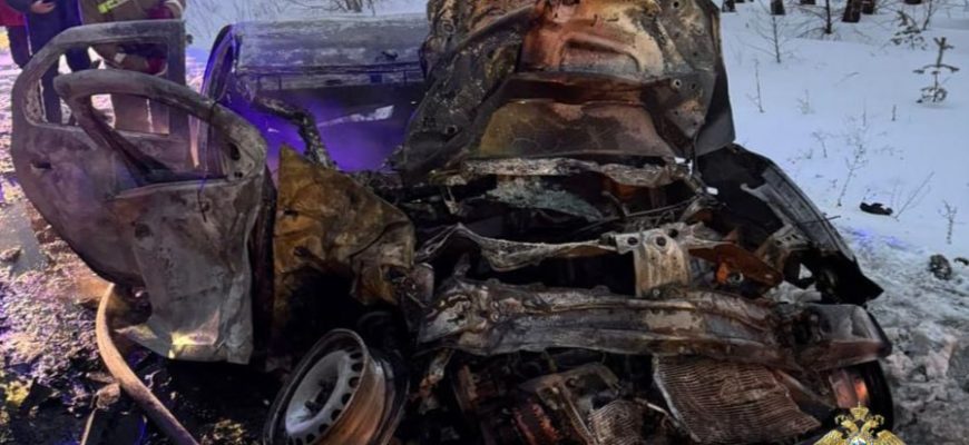 Под Тольятти в ДТП погиб водитель сгоревшего автомобиля