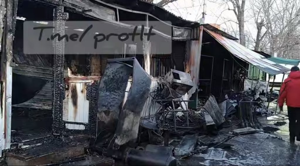 В Тольятти произошел пожар на рынке рядом с «Детским миром»