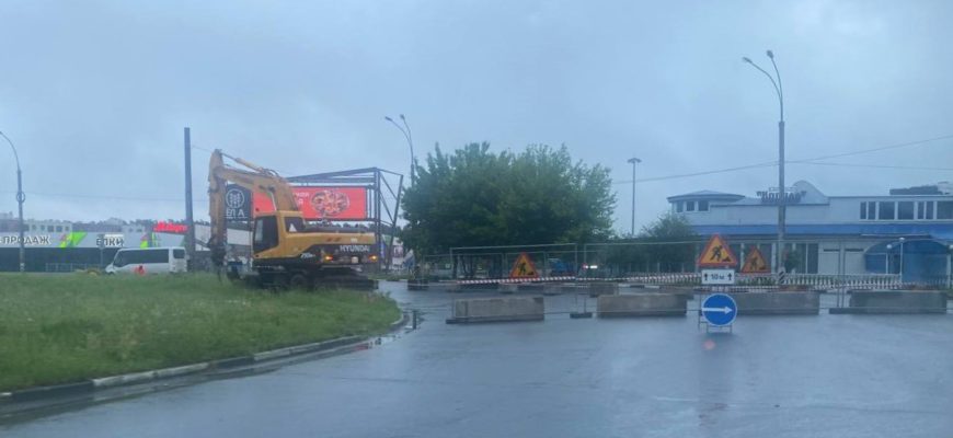 В Тольятти изменится схема движения транспорта на кольцевой развязке в Автозаводском районе