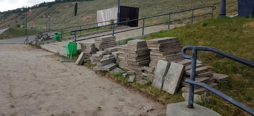 В Тольятти на набережной Комсомольского района начался четвертый этап благоустройства