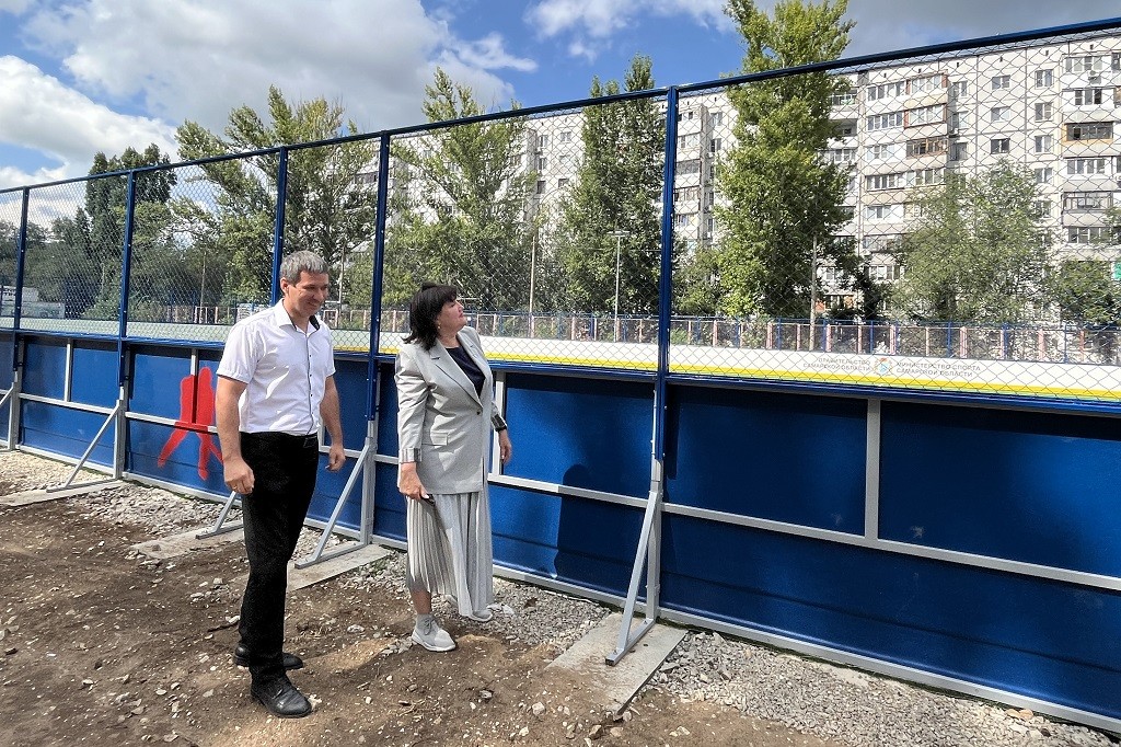 В Тольятти завершаются работы по строительству новых спортивных площадок