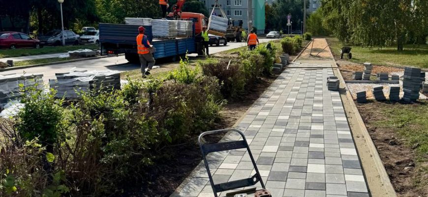 В Тольятти идет обустройство бульвара Татищева