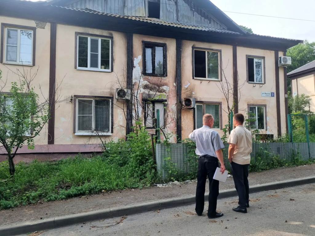 В Тольятти восстановление сгоревшего дома в Портпоселке начнется в августе