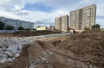 В Тольятти в микрорайоне Шлюзовой начали строить новый ФОК