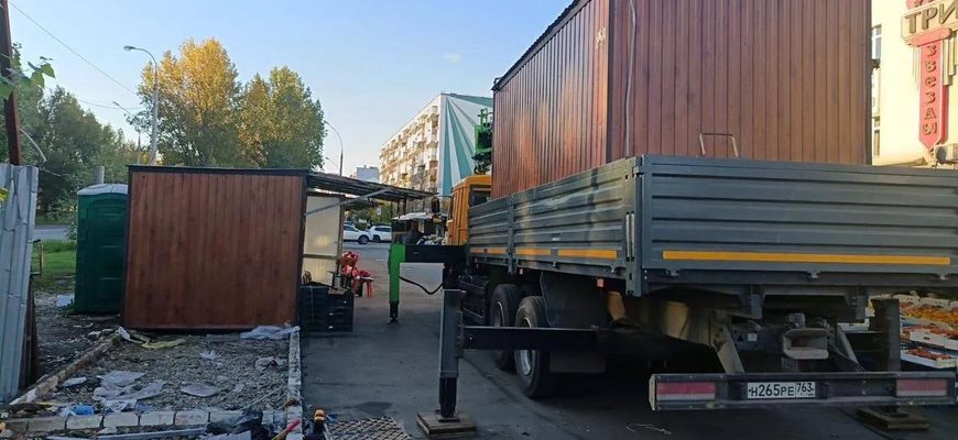 В Тольятти продолжают сносить незаконные торговые объекты В Тольятти продолжают сносить незаконные торговые объекты
