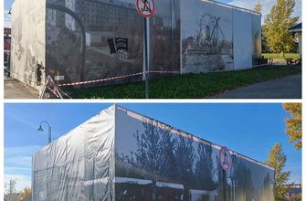 В Тольятти в парке Центрального района обновили баннеры